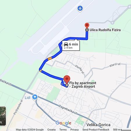 Fly By Suite - Zagreb Airport - 0-24H Self Check In&Out - Parking On Site ヴェリカ・ゴリツァ エクステリア 写真